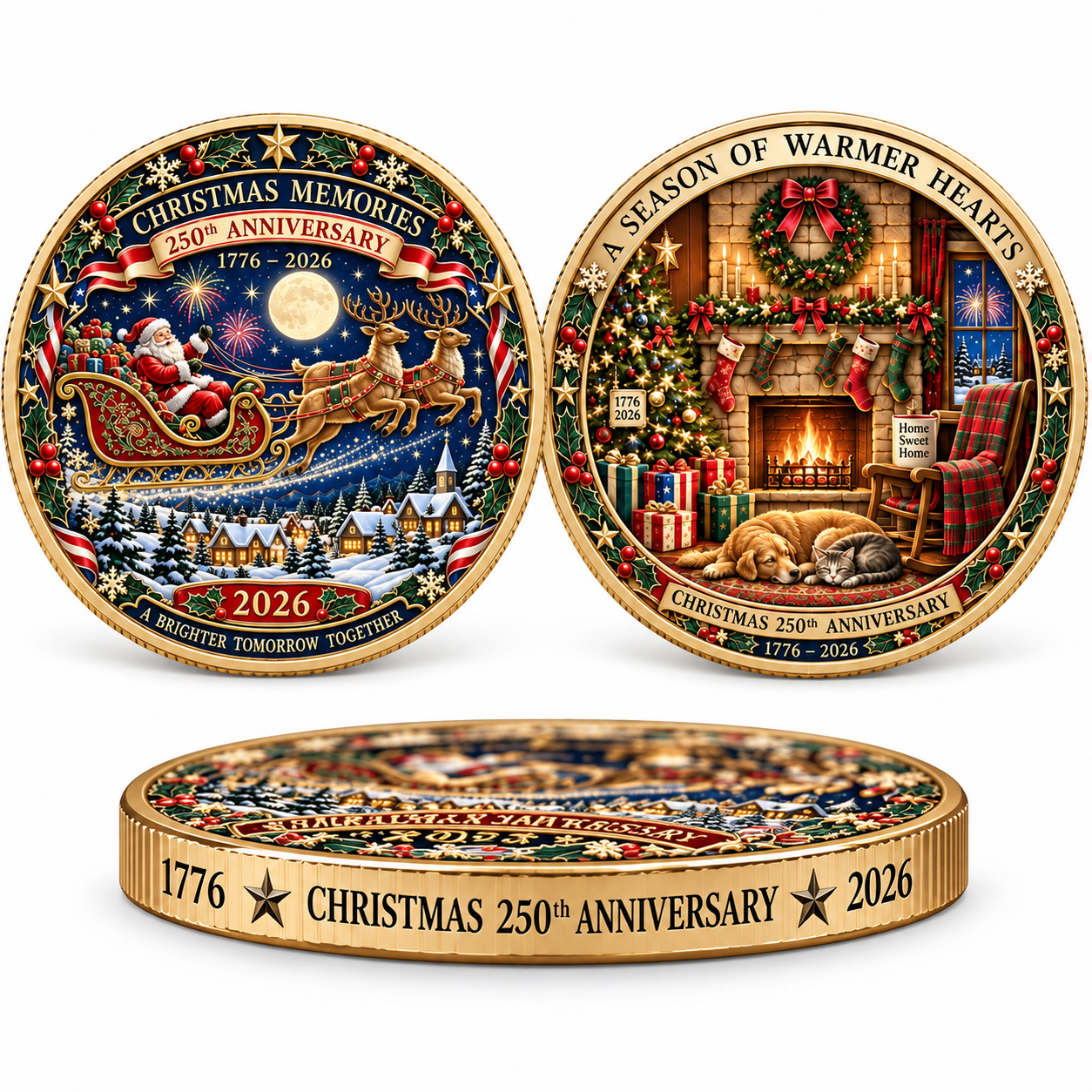 🎄 Christmas 250th Anniversary Collectible Coin