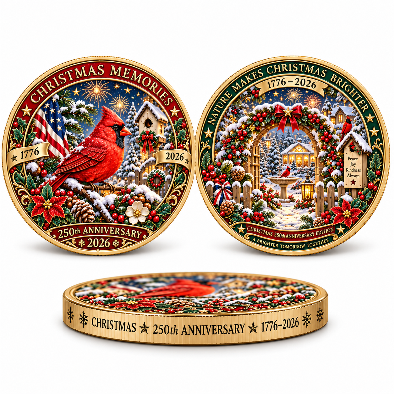 🎄 Christmas 250th Anniversary Collectible Coin