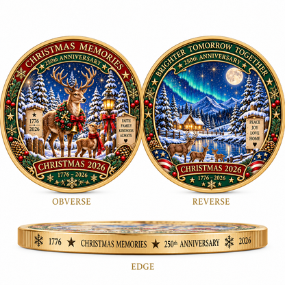 🎄 Christmas 250th Anniversary Collectible Coin