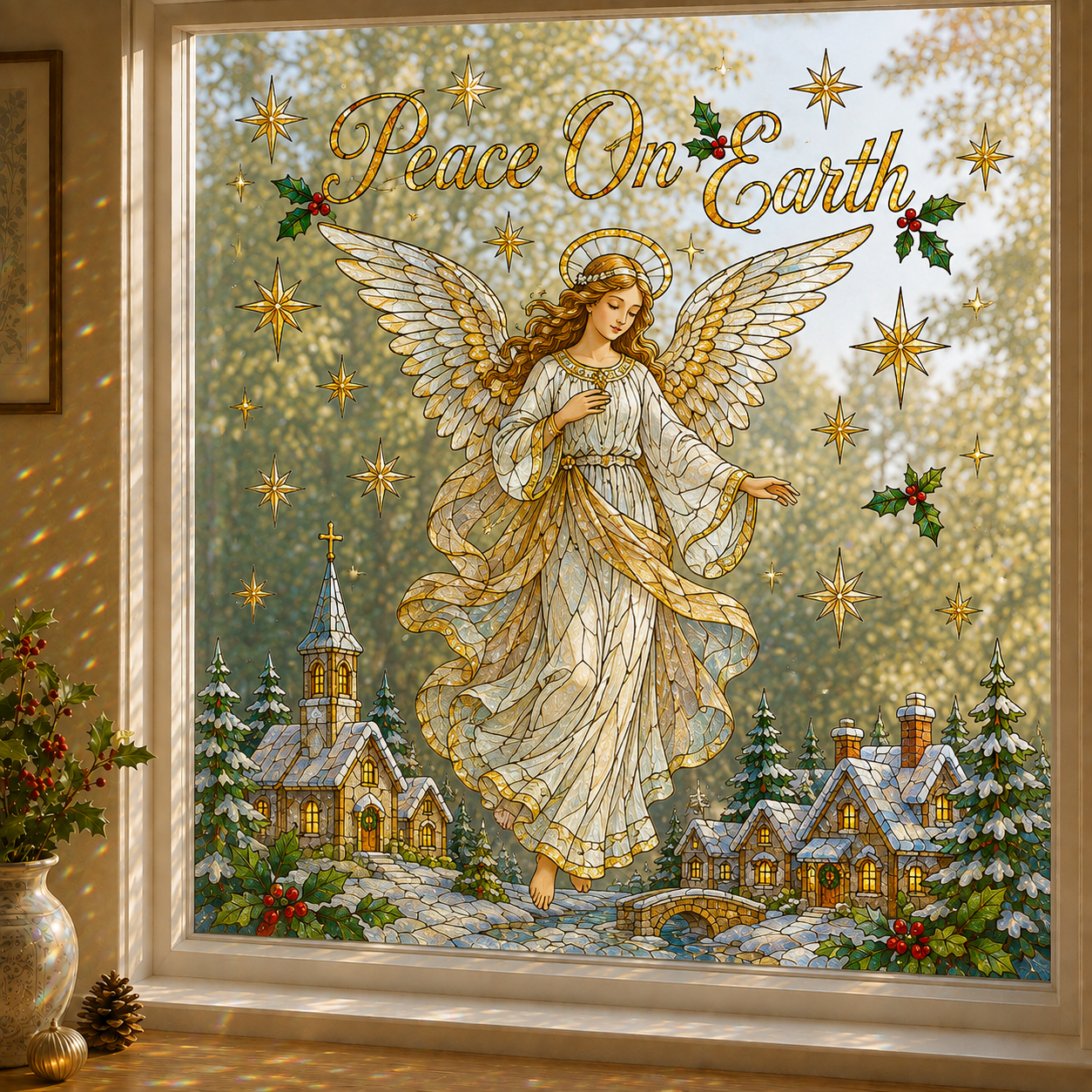 🎄Christmas Classics Scenic Window Decal