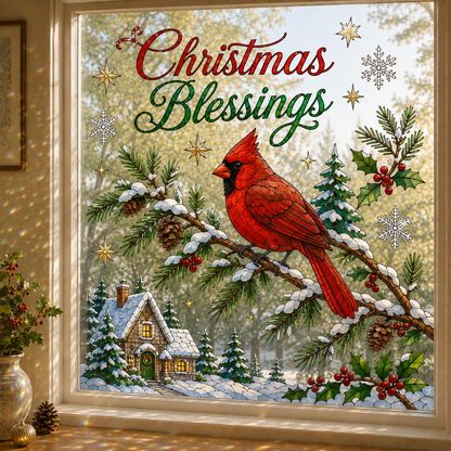 🎄Christmas Classics Scenic Window Decal