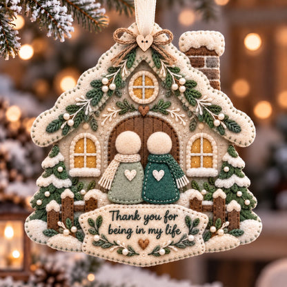 🧶Handcrafted Felt Holiday Ornament