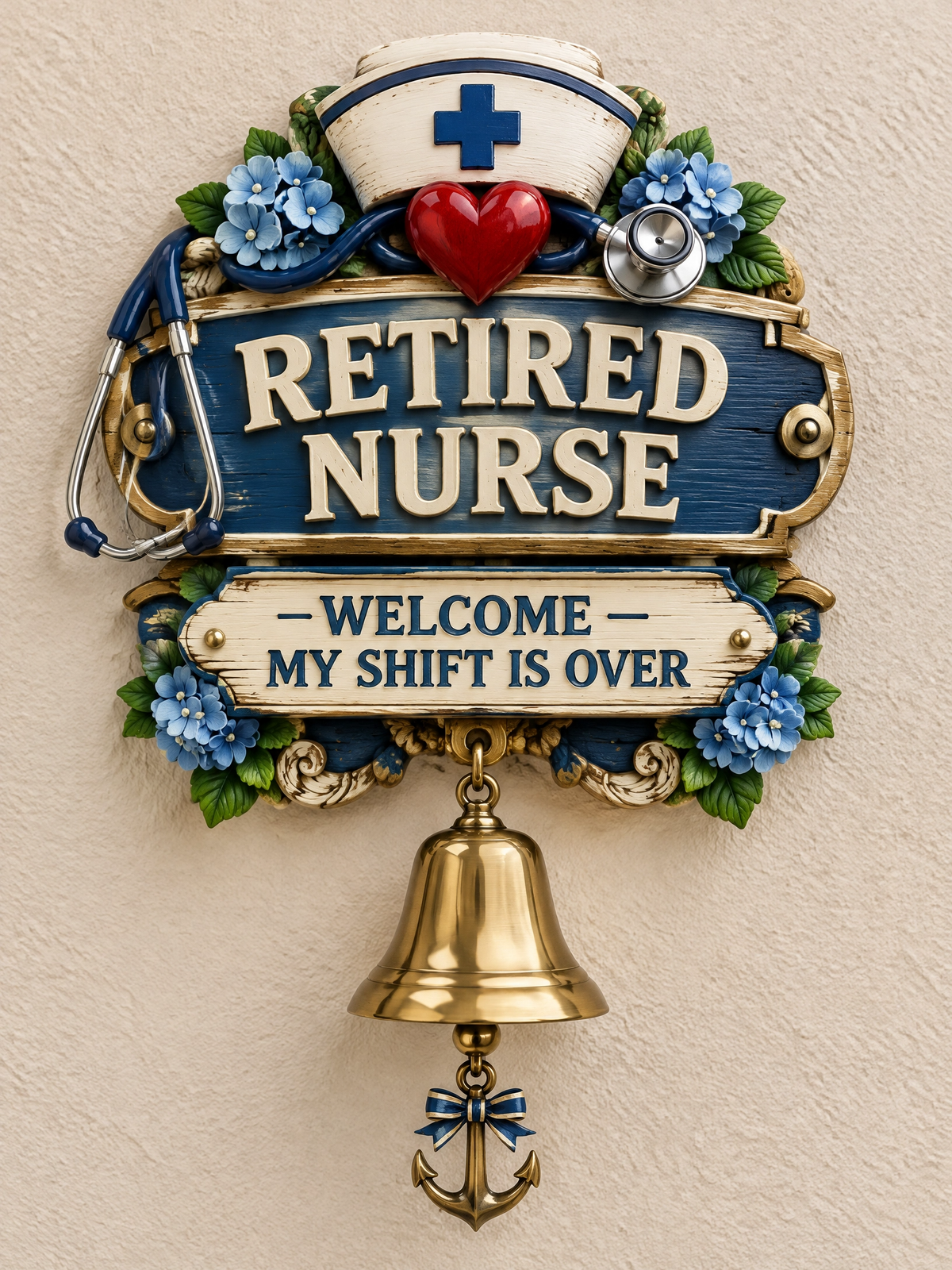 🔔 Retired Nurse Welcome Doorbell