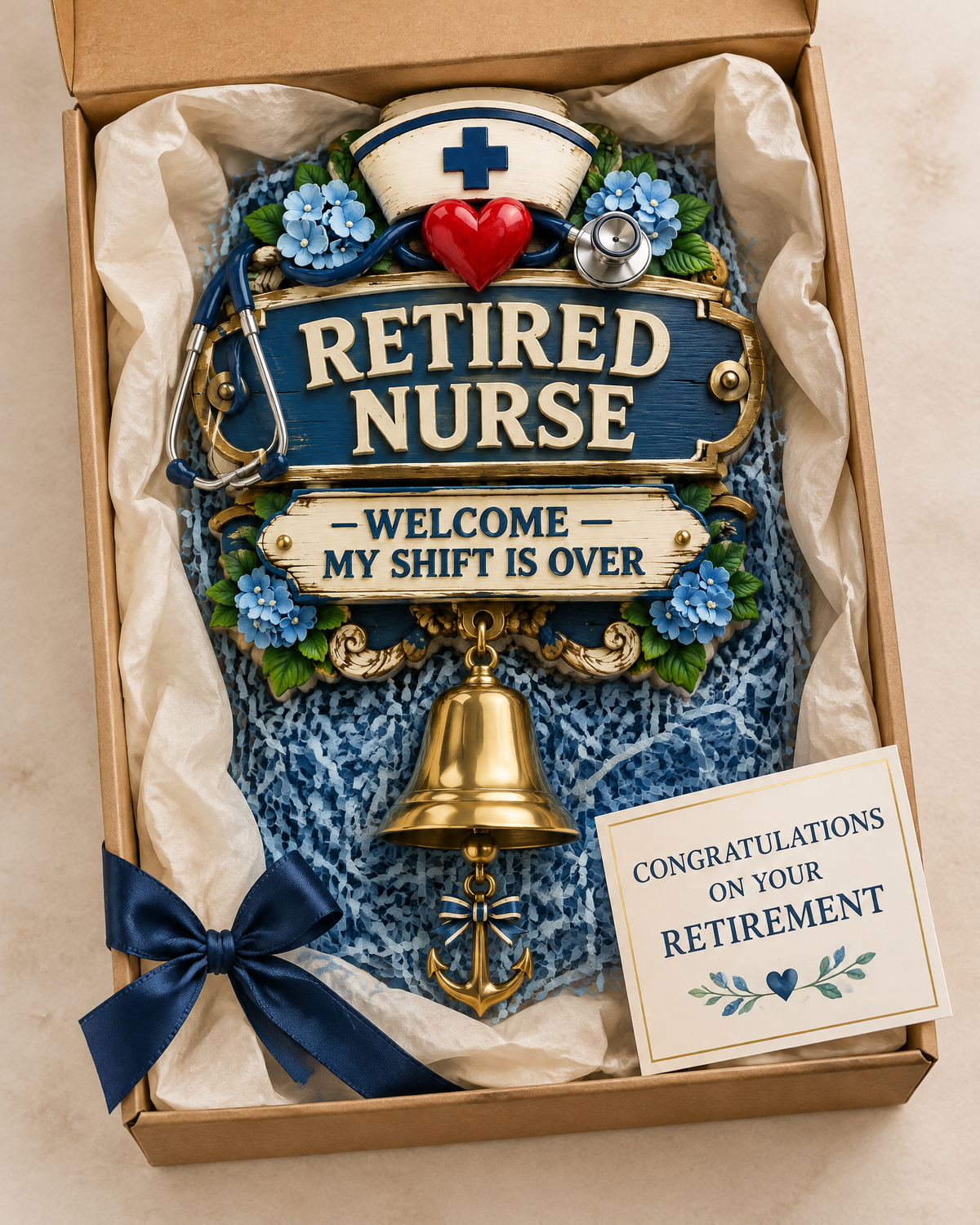 🔔 Retired Nurse Welcome Doorbell