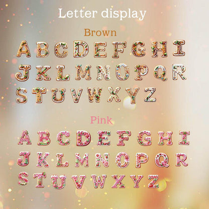Personalized Gingerbread Letter Name Ornament