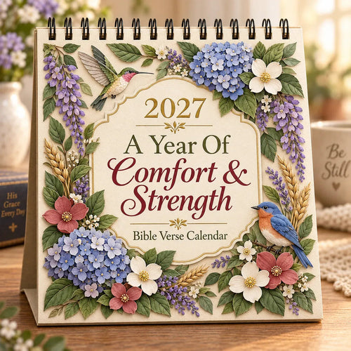 🗓️✨ 2027 Bible Verse Calendar – A Year Of Comfort, Strength & Scripture