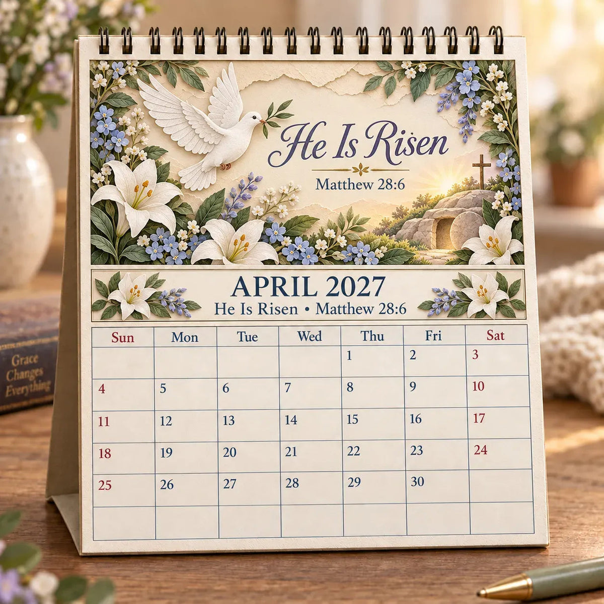 🗓️✨ 2027 Bible Verse Calendar – A Year Of Comfort, Strength & Scripture