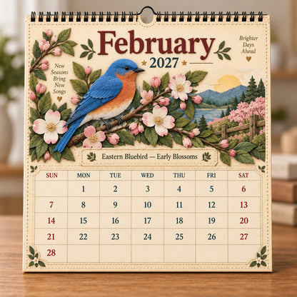 2027 Birds Of America Wall Calendar