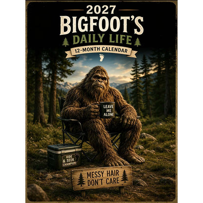 🦶 2027 Daily Life Calendar – Life Is Better When You're Off the Grid! 🗓️✨