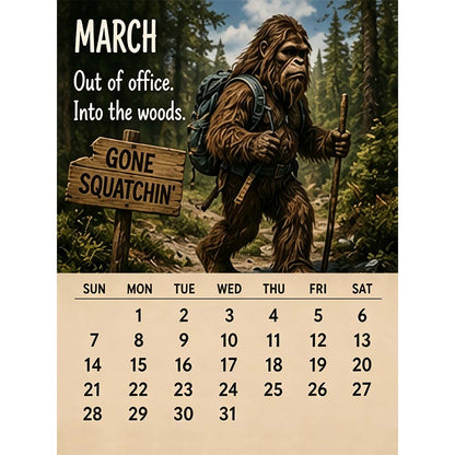 🦶 2027 Daily Life Calendar – Life Is Better When You're Off the Grid! 🗓️✨