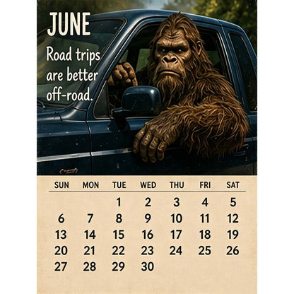 🦶 2027 Daily Life Calendar – Life Is Better When You're Off the Grid! 🗓️✨