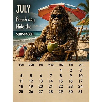 🦶 2027 Daily Life Calendar – Life Is Better When You're Off the Grid! 🗓️✨