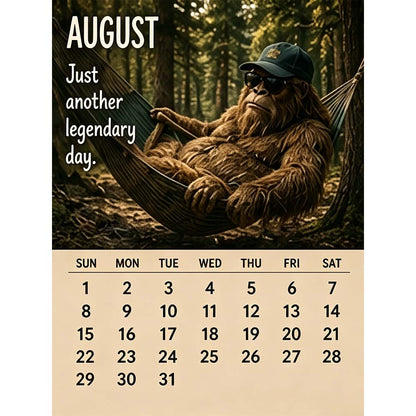🦶 2027 Daily Life Calendar – Life Is Better When You're Off the Grid! 🗓️✨