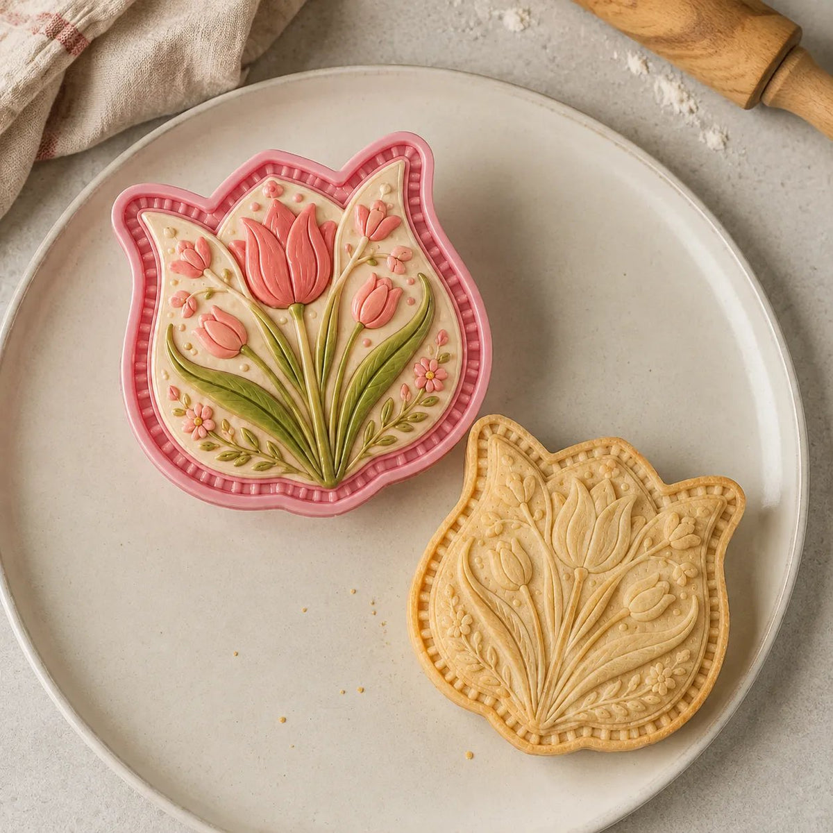 🌸 8-Design Spring Garden Mini Pie Mold Collection – Reusable Embossed Molds for Shaping Detailed Bee, Butterfly, Ladybug, Sunflower, Cottage &amp; More 🥧✨