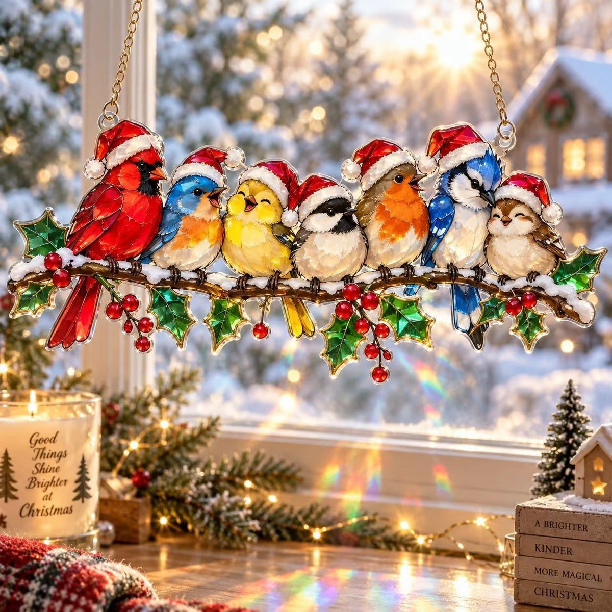 🎄Christmas Animals Window Hanging