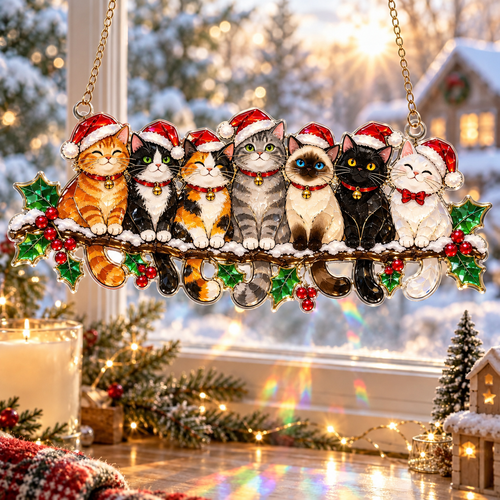 🎄Christmas Animals Window Hanging