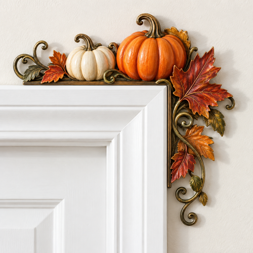🍂 Autumn Door Frame Corner Topper –  Faith & Harvest Décor ✝️🎃