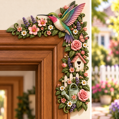 🌸🌿 Garden Theme Door Frame Corner Decor