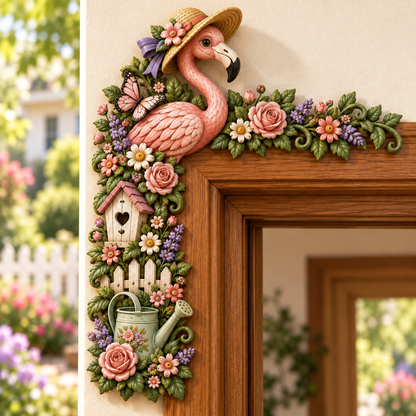 🌸🌿 Garden Theme Door Frame Corner Decor
