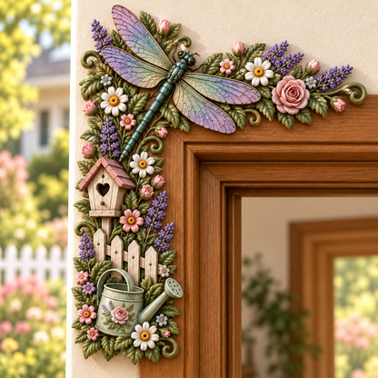 🌸🌿 Garden Theme Door Frame Corner Decor