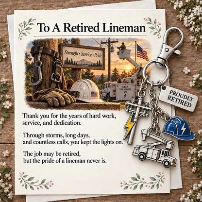 🎁💖The "You Make a Difference" Retirement Appreciation Keychain