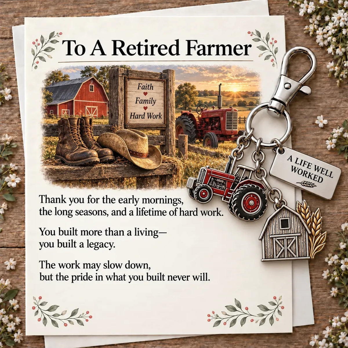 🎁💖The "You Make a Difference" Retirement Appreciation Keychain