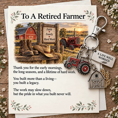 🎁💖The "You Make a Difference" Retirement Appreciation Keychain