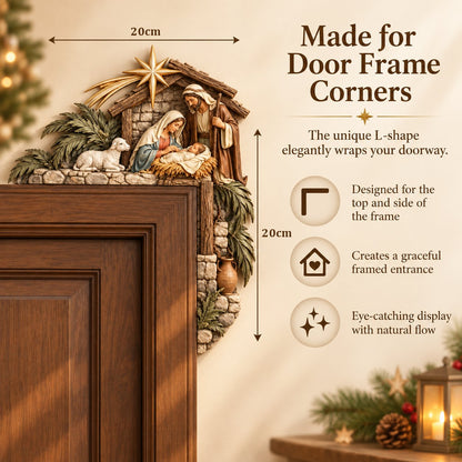 🎄🌟Holy Family Nativity Door Corner Decor