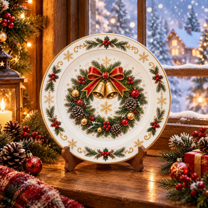 🍽️ Christmas Dinner Plate Collection – 6 Festive Holiday Designs 🎄✨