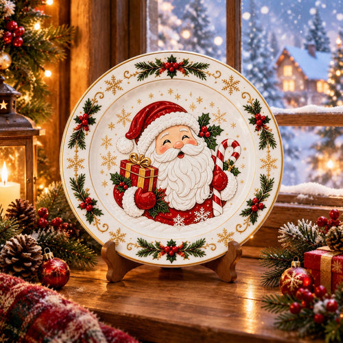 🍽️ Christmas Dinner Plate Collection – 6 Festive Holiday Designs 🎄✨
