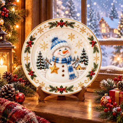🍽️ Christmas Dinner Plate Collection – 6 Festive Holiday Designs 🎄✨