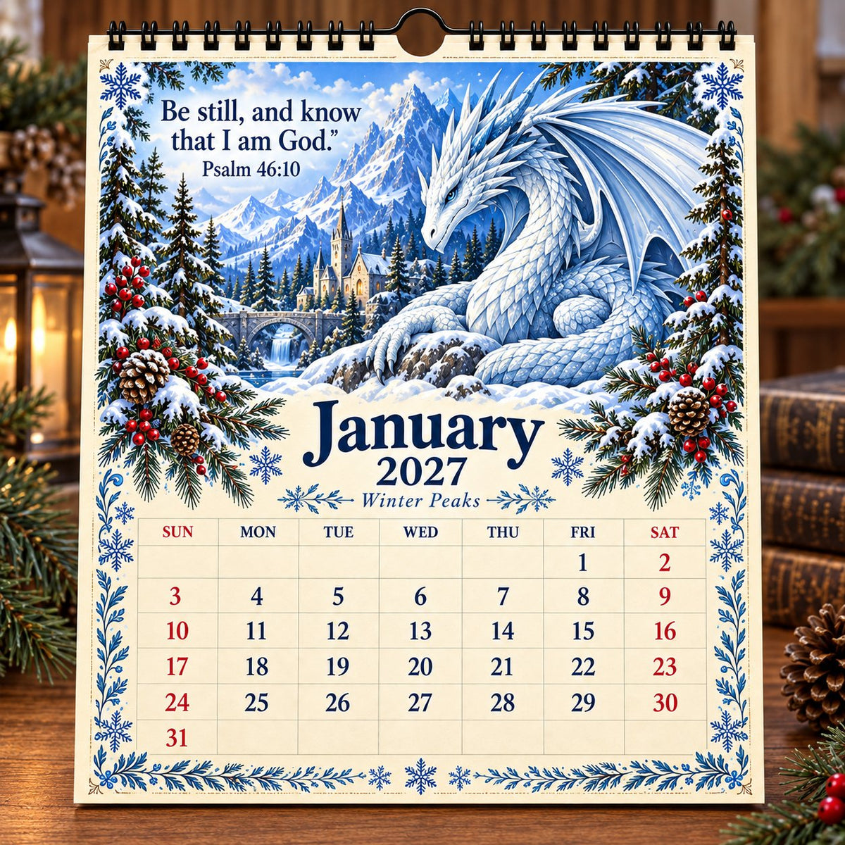 🐉 2027 Dragon Seasons of Faith Calendar – The seasons change. Faith remains. Carry courage, hope, and grace with you through all of 2027. ✨📖