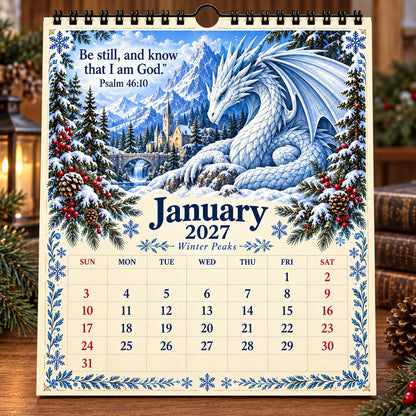 🐉 2027 Dragon Seasons of Faith Calendar – The seasons change. Faith remains. Carry courage, hope, and grace with you through all of 2027. ✨📖