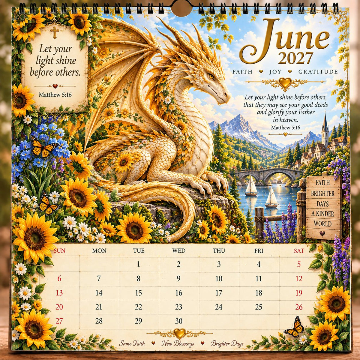 🐉 2027 Dragon Seasons of Faith Calendar – The seasons change. Faith remains. Carry courage, hope, and grace with you through all of 2027. ✨📖
