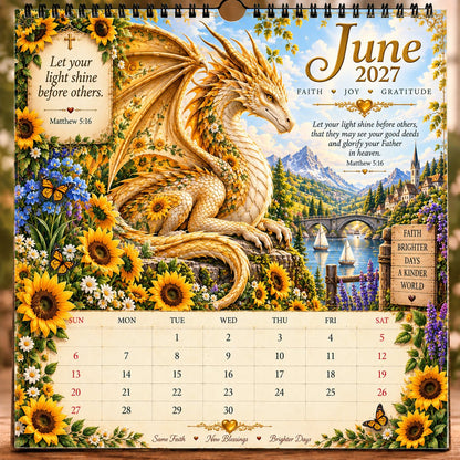 🐉 2027 Dragon Seasons of Faith Calendar – The seasons change. Faith remains. Carry courage, hope, and grace with you through all of 2027. ✨📖
