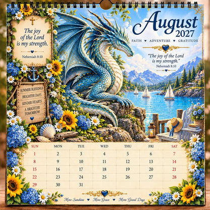 🐉 2027 Dragon Seasons of Faith Calendar – The seasons change. Faith remains. Carry courage, hope, and grace with you through all of 2027. ✨📖