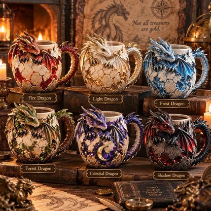🐉 Dragon Coffee Mug – Fantasy-Inspired Gift for Dragon Lovers