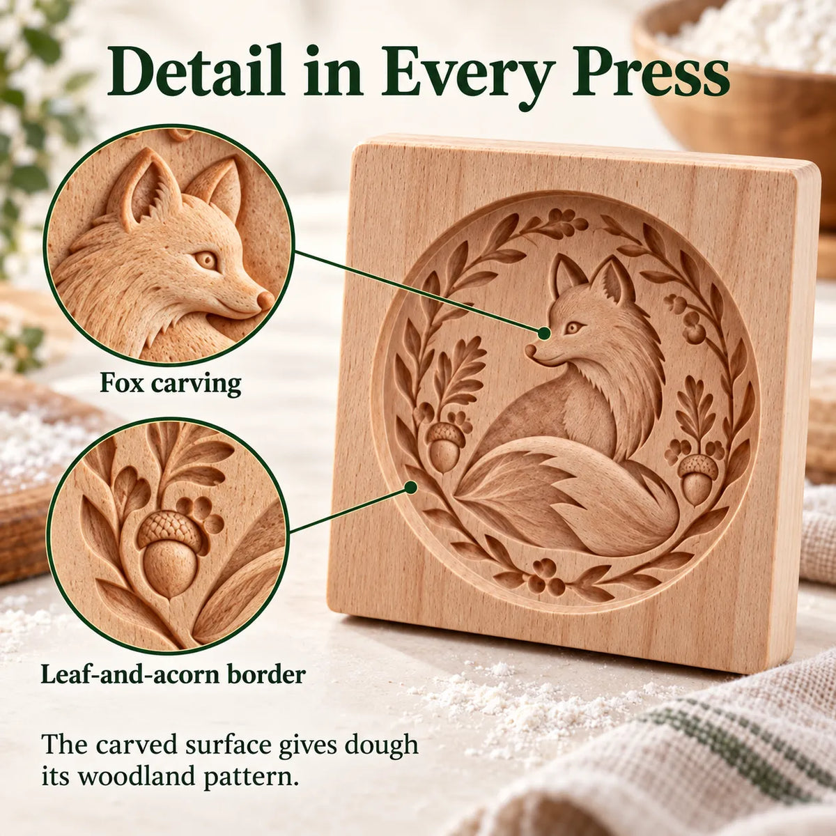 🍪Woodland Animal Cookie Mold
