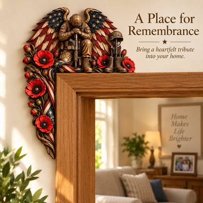 🎖️ RED Friday & Veteran Memorial Door Corner Decor