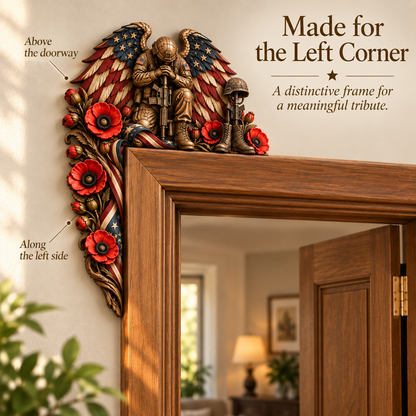 🎖️ RED Friday & Veteran Memorial Door Corner Decor