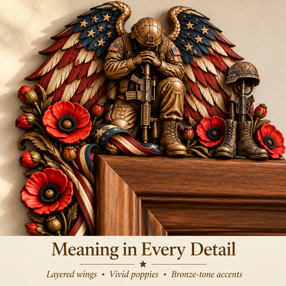 🎖️ RED Friday & Veteran Memorial Door Corner Decor