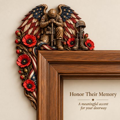 🎖️ RED Friday & Veteran Memorial Door Corner Decor