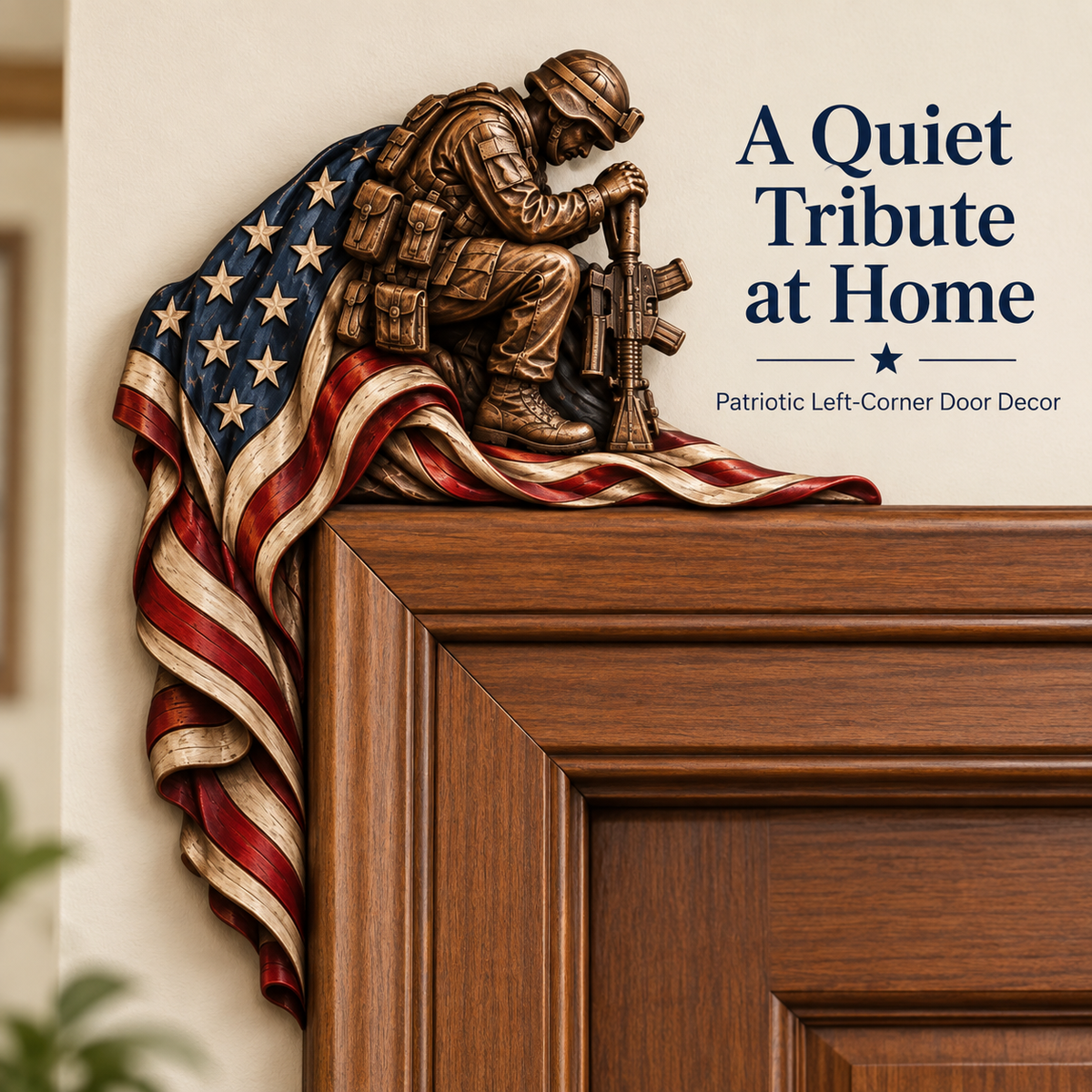 🎖️ RED Friday & Veteran Memorial Door Corner Decor