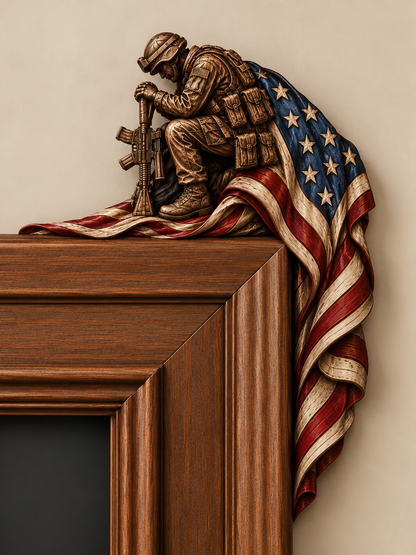 🎖️ RED Friday & Veteran Memorial Door Corner Decor
