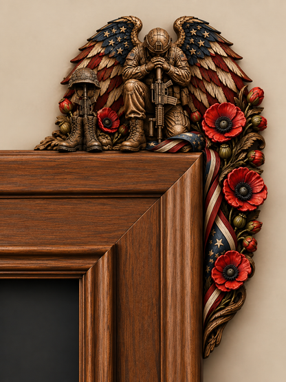 🎖️ RED Friday & Veteran Memorial Door Corner Decor