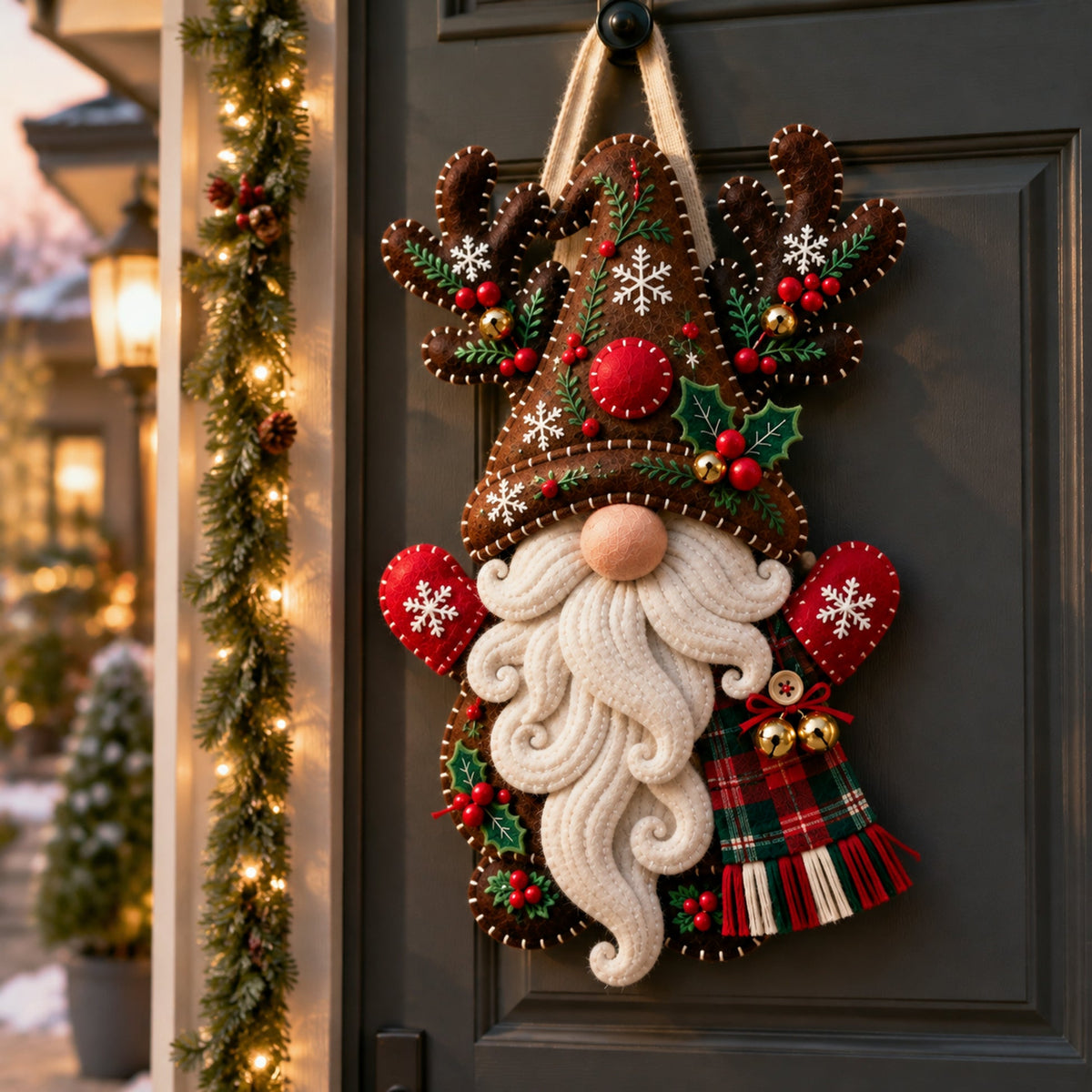 🎄Christmas Gnome Mug Door Hanger