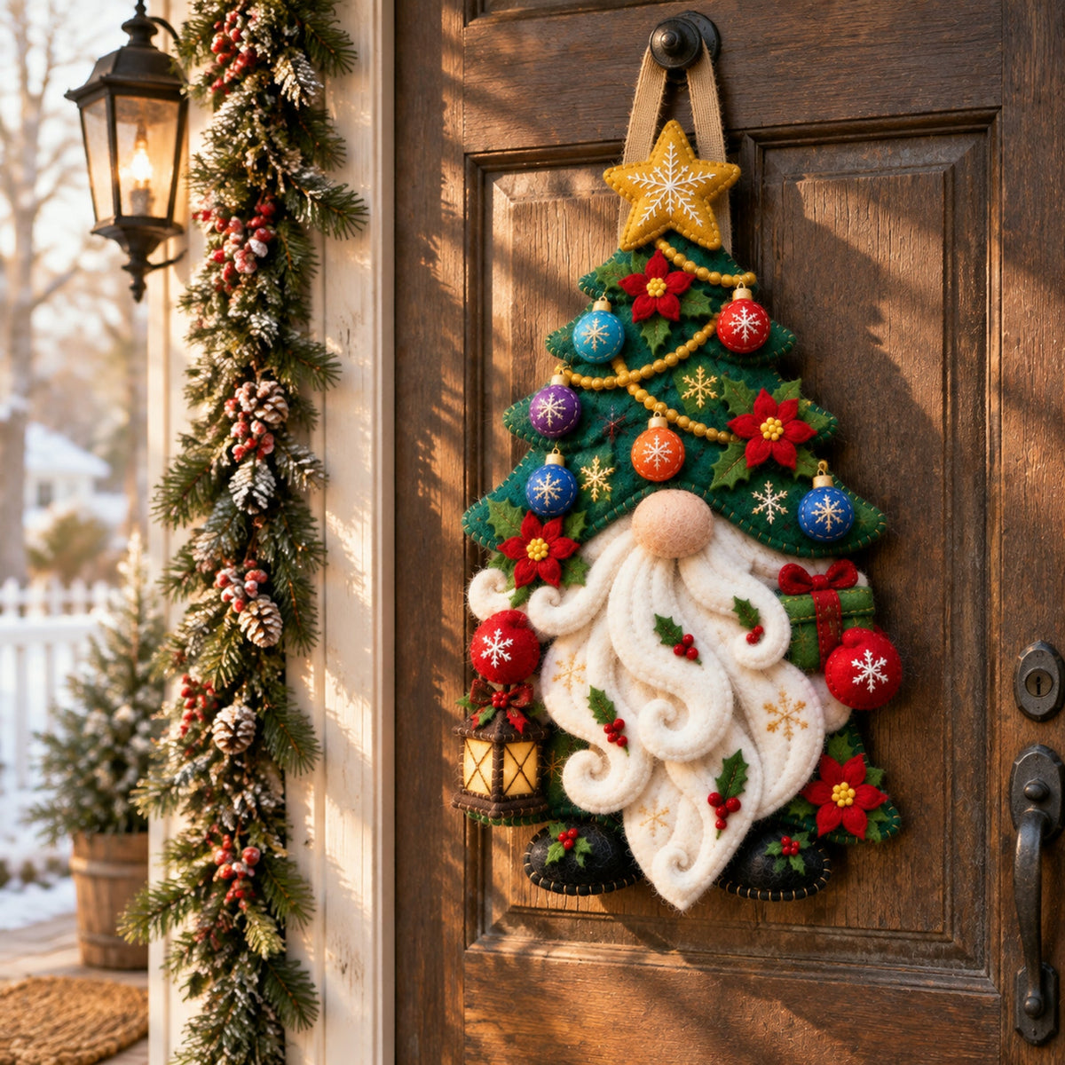 🎄Christmas Gnome Mug Door Hanger