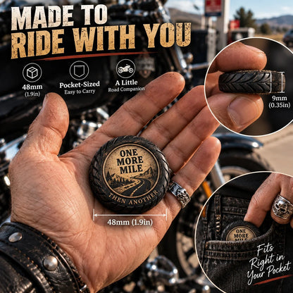 🏍️ One More Mile™ Pocket Hug for Riders – The Open Road Collection 🛣️✨