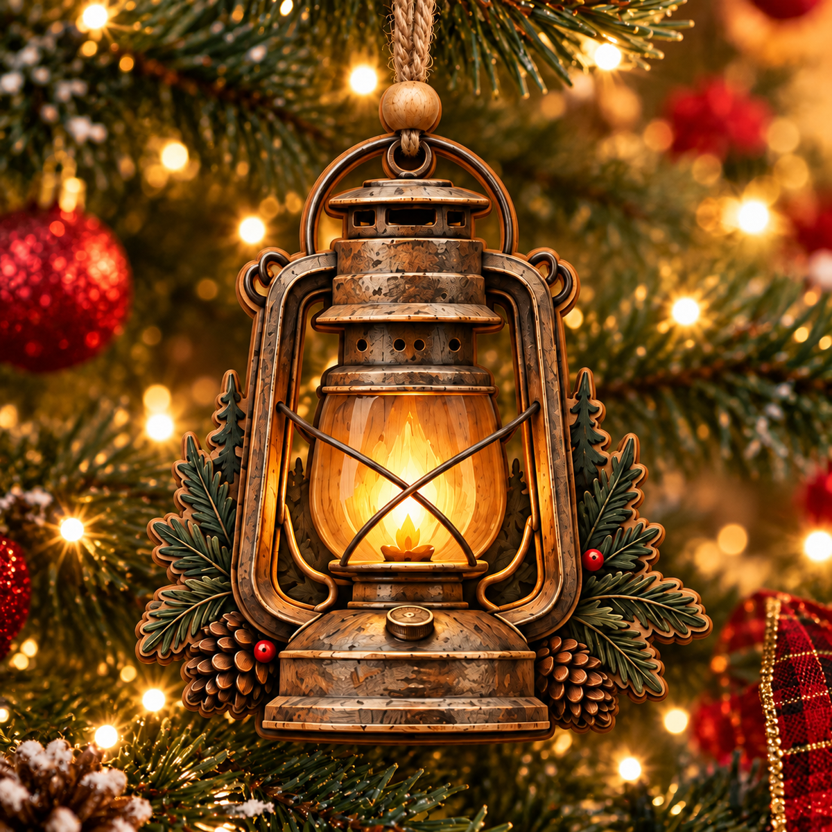🌲🦉Rustic Woodland Christmas Ornaments