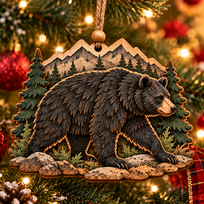 🌲🦉Rustic Woodland Christmas Ornaments